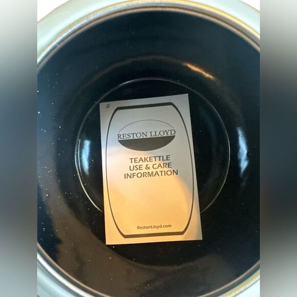 CORELLE Coordinates 2 Qt Whistling Tea Kettle South Beach Turquoise Polka Dots - Picture 6 of 6